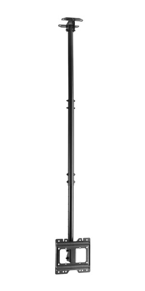 Brateck PLB-CE1022-01 Βάση Οροφής TV 23-43" Ρυθμιζόμενη με Κλίση & Περιστροφή έως 50kg 
