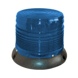 C-400 BLUE Μεσαίος φάρος LED 220V AC με 4 λειτουργίες Μπλέ 125x135mm