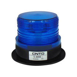 C-5095 12-24V BLUE φάρος LED 12-24V DC με 3 λειτουργίες Μπλε 127x96mm   