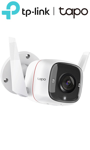 TP-Link Tapo C320WS (Ver. 2.20) Ασύρματη - Ενσύρματη Αδιάβροχη WiFi IP Κάμερα 4MP, 2K, Full-Color Night Vision, Mic/Speaker, microSD 