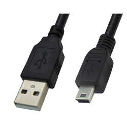 CABLE-161/0.2 Καλώδιο USB A σε Mini USB 5 Pins 0.2m