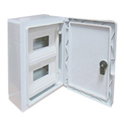 CET CP5102 Πίνακας Πλαστικός Στεγανός με μετώπη 2 σειρές IP65 250 x 330 x 130 mm