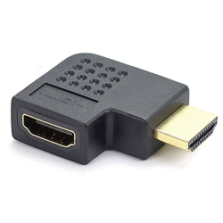 CHA-016 Adapter HDMI 90 degree HDMI female to HDMI male γωνιακός 90° ΔΕΞΙΟΣ
