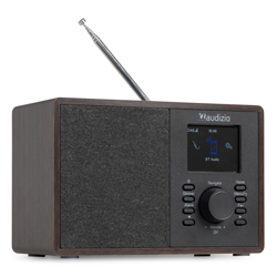 AUDIZIO COSA DARK WOOD Επιτραπέζιο Ψηφιακό Ραδιόφωνο WiFi Internet, DAB+, FM & Bluetooth 102.544