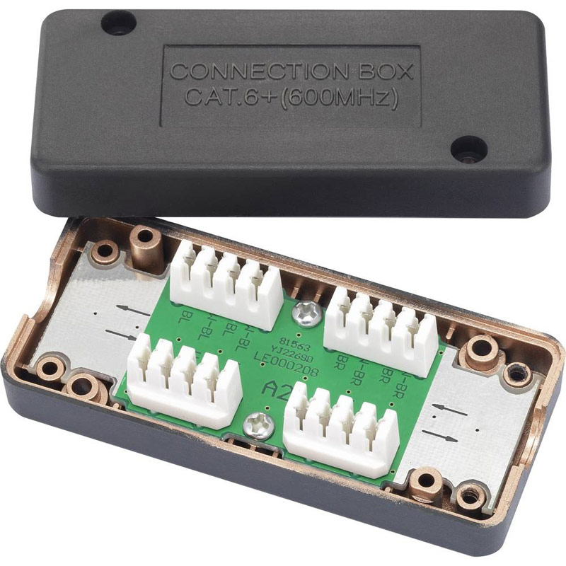COUPL-UTP6-CR - Σύνδεσμος Καλωδίων Δικτύου Cat6 FTP Shielded Punch-Down (Connection Box)
