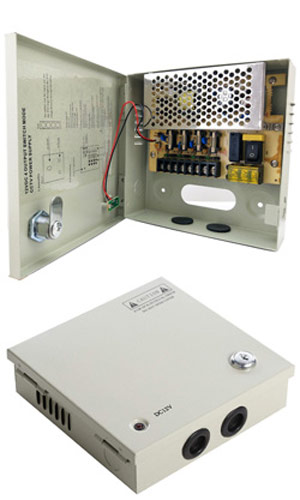 ANGA CP1209-3A-4 Switching Τροφοδοτικό CCTV 4 καμερών 12VDC 3A 36Watt