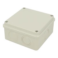 CET CP1240 Πλαστικό Στεγανό Κουτί με Βίδες  100 x 100 x 50 mm 