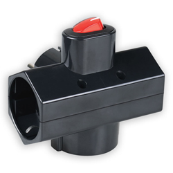 SONORA CPAB301 Πολύπριζο πρίζας Ταφ με 3 Θέσεις Σούκο και Διακόπτη on/off