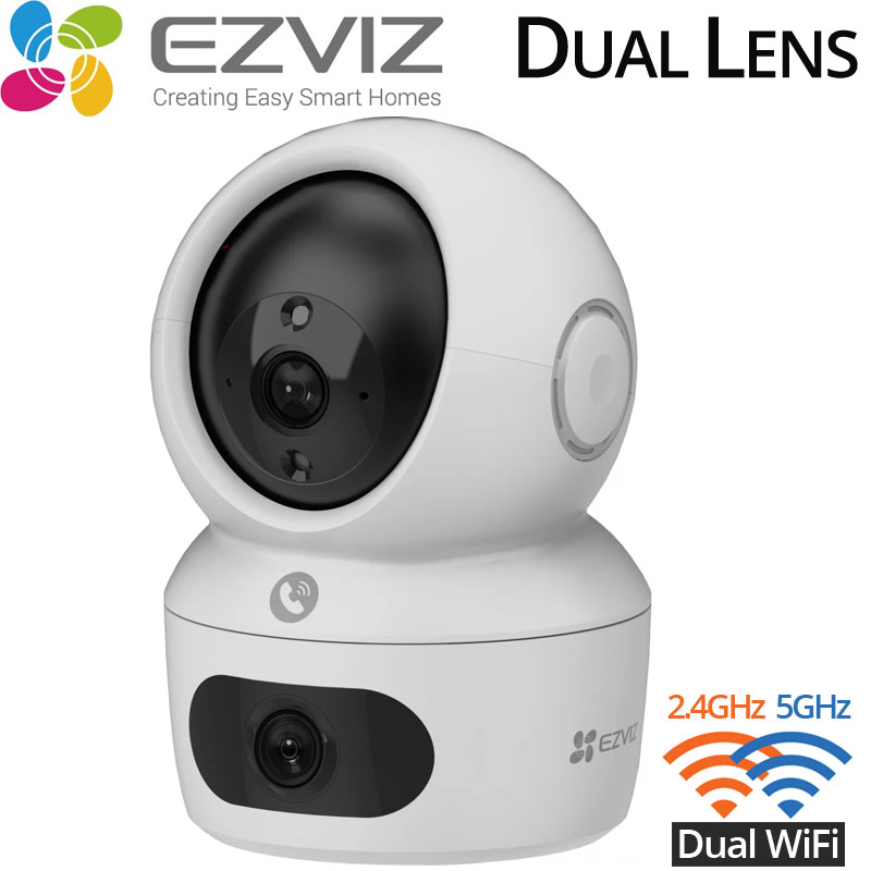 EZVIZ H7c Dual 2K⁺ (CS-H7C-R100-8G44WF) - Διπλή Ασύρματη - Ενσύρματη Ρομποτική IP Κάμερα 4Mpixels, WiFi, Mic/Speaker, microSD, H.265