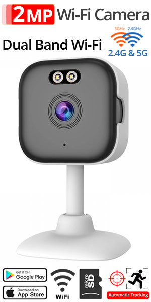 VSTARCAM CS770 Ασύρματη Wi-Fi IP Κάμερα 2Mpixels, Mic/Speaker, microSD, Color Night Vision, Dual WiFi 2.4Ghz & 5GHz