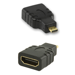 NEDIS CVGP34907BK Αντάπτορας micro HDMI αρσενικό σε HDMI θηλυκό