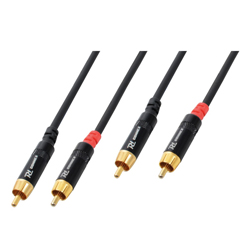 PD Connex CX94-1 Ποιοτικό Καλώδιο 2 x RCA αρσενικά σε 2 x RCA αρσενικά 1m 177.088