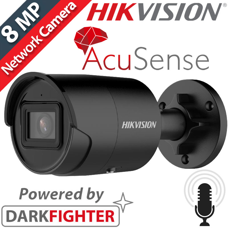 Original Hikvision DS-2CD2083G2-IU And DS-2CD2083G2-I 8MP POE Surveillance Built-in Mic AcuSense Fixed Bullet Network Camera - Foto 7