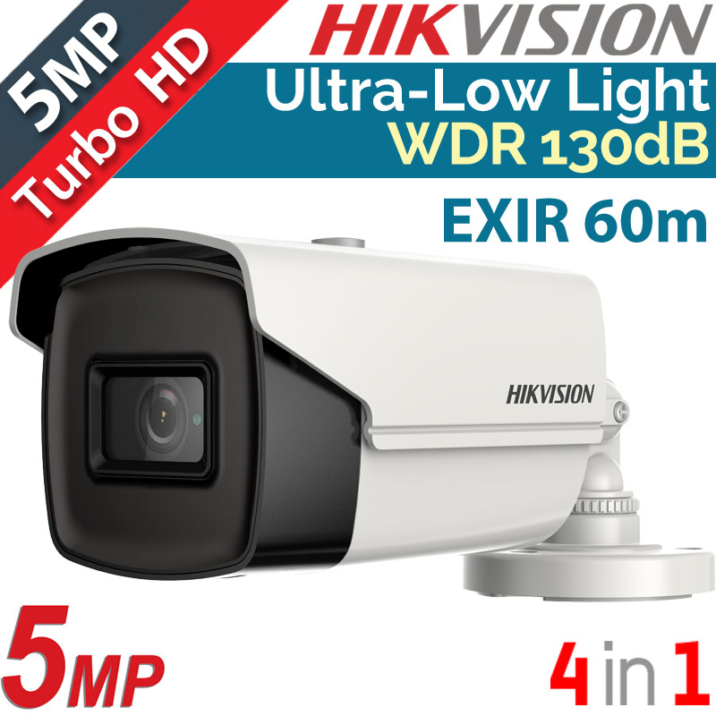 HIKVISION DS-2CE16H8T-IT3F 2.8mm 5MPixels TURBO HDTVI WDR 130dB Ultra-Low Light EXIR 60μ.