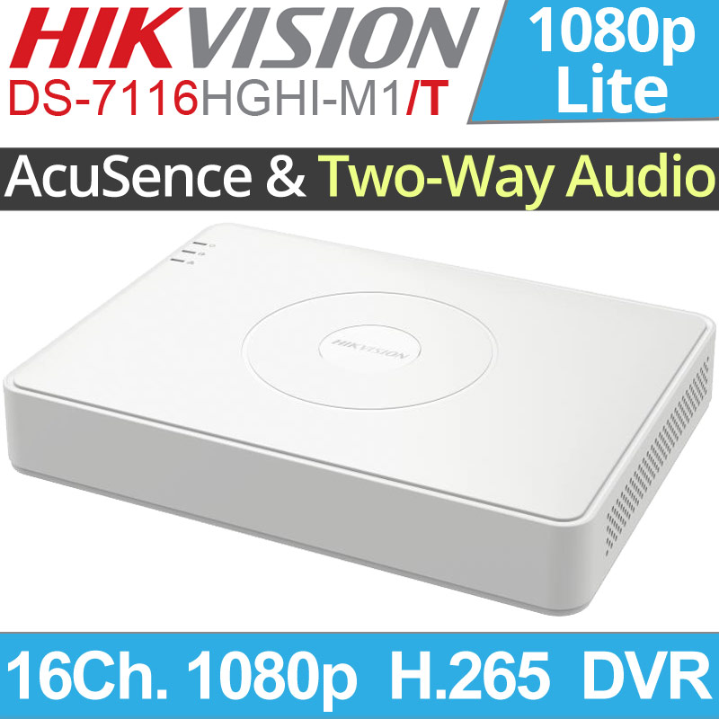 HIKVISION DS-7116HGHI-M1/T DVR Καταγραφικό 16 καμερών, Up to 1080p Lite, Two-Way Audio, Motion Detection 2.0