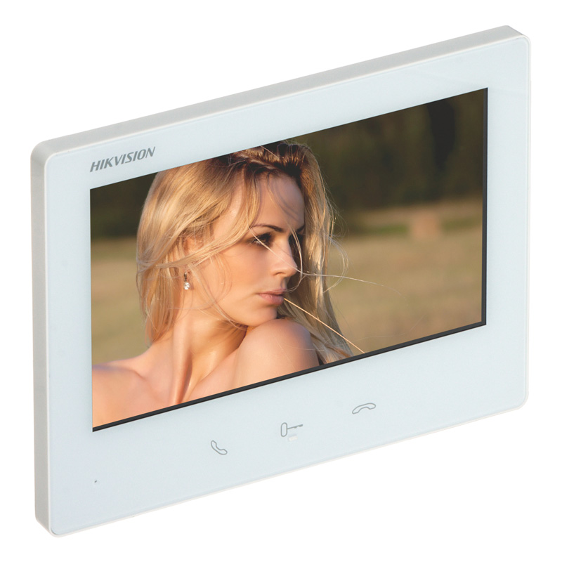HIKVISION DS-KH7300EY-WTE2/White Μόνιτορ θυροτηλεόρασης 2 καλωδίων 7" εσωτερικού χώρου με WiFi και υποστήριξη Hik-Connect