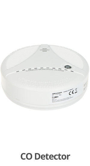 HIKVISION DS-PDCO-E-WE - Αμφίδρομος Ασύρματος Ανιχνευτής Μονοξειδίου του Άνθρακα (CO Detector), για πίνακες AX PRO