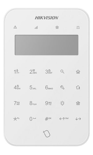 HIKVISION DS-PK1-LT-WE - Αμφίδρομο Ασύρματο Πληκτρολόγιο LCD με ενσωματωμένο Proximity Reader (RFID)