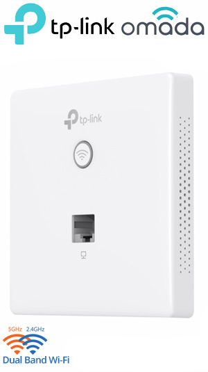 TP-Link EAP230-WALL v1.0 AC1200 Wireless MU-MIMO Gigabit Wall Plate Access Point