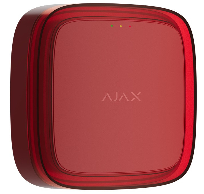AJAX EN54 FireProtect (VAD) Red Ασύρματος Φάρος Οπτικής Σήμανσης Πυροπροστασίας IP54, με πιστοποίηση EN 54 (Κόκκινος)