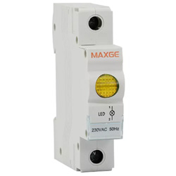 MAXGE EPSL YEL Ενδεικτική Λυχνία Ράγας με Κίτρινο LED (02.011.0245)