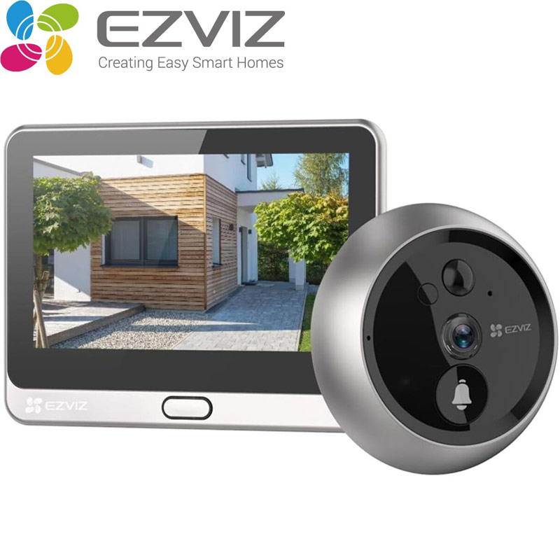 EZVIZ CS-DP2 2K (3MP) Ασύρματο Ψηφιακό Ματάκι Πόρτας με Έγχρωμη Οθόνη 4.3" & Wi-Fi