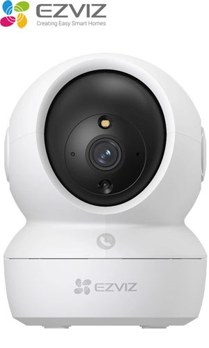 EZVIZ H6c Pro 2K Έξυπνη Εσωτερική Περιστροφική Κάμερα Wi-Fi 3MP Με Μπουτόν Κλήσης