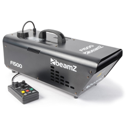 BEAMZ FAZER F1500 Μηχανή ομίχλης 1500 Watt Με Ενσύρματο Χειριστήριο/ DMX / Timer 160.510