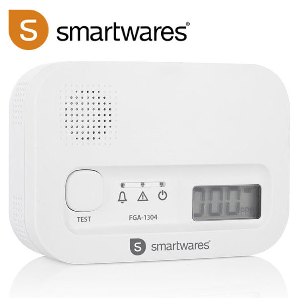 Smartwares FGA-1304 Αυτόνομος ανιχνευτής μονοξειδίου του άνθρακα CO Detector