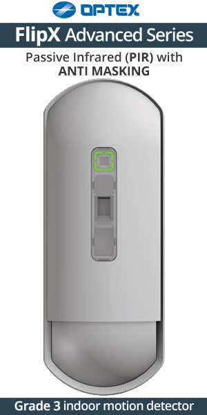 OPTEX FLIPX ADVANCED FLX-A-AM - Ανιχνευτής εσωτερικού χώρου PIR με Anti Masking (Grade 3)