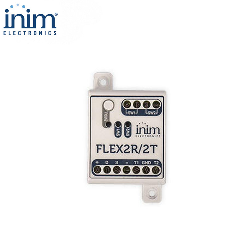 INIM FLEX-2R/2T Επέκταση με 2 τερματικά και 2 εξόδους Relay, για τους πίνακες INIM PRIME (Σύνδεση μέσω I-BUS)