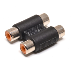 AA-056 Adaptor Μούφα RCA (2 RCA θηλυκά σε 2 RCA θηλυκά) πλαστική (G048N) LZ