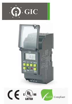 GIC 67DDT9 PULSE Ψηφιακός Ημερήσιος και Εβδομαδιαίος Χρονοδιακόπτης Ράγας 110-240 VAC / 36mm [02.010.0054]