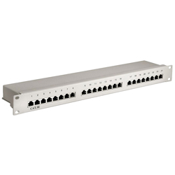 GOOBAY 68883 Patch panel κατηγορίας CAT 5e STP/UTP 24 θυρών σε Γκρί