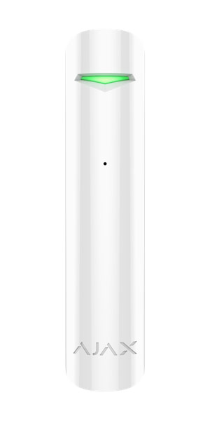 AJAX GLASS PROTECT WHITE - Ασύρματος Ανιχνευτής Θραύσης Κρυστάλλων, σε Λευκό χρώμα (5288.05.WH1)