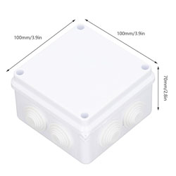 HC-BA10010070 CHB Πλαστικό στεγανό κουτί με βίδες 100 x 100 x 70 mm 