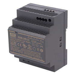 MeanWell HDR-100-24 Τροφοδοτικό Ράγας Ultra Slim 92W/24V/3.83A