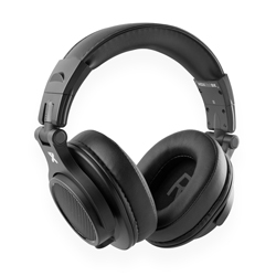 VONYX HDX120BK Επαγγελματικά Ακουστικά DJ 40mm με 2 Καλώδια και Θήκη Μεταφοράς (Μαύρα) 100.914