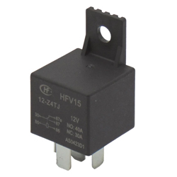 HONGFA HFV15/12-Z4TJ Ρελέ Αυτοκινήτου 40Α Ειδικού τύπου πλακέτας 12V DC 1 Επαφής 12V 40A (N C/O)