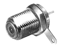 OEM HLB-3010A Φίς τύπου F θηλυκό για σασί BULKHEAD με γείωση