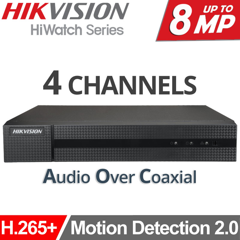HIKVISION HiWatch HWD-7104MH-G4 Καταγραφικό DVR 4 Καμερών, Motion Detection 2.0, H.265+, Audio Over Coaxial