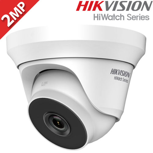 HIKVISION HiWatch HWT-T220-M 2.8mm Κάμερα Παρακολούθησης Dome 2Mpixels 1080p, 4in1, IP66, Smart IR 40m