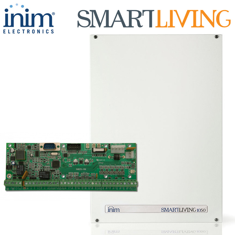 INIM SmartLiving 1050 Πίνακας συναγερμού 10 ως 50 ζωνών, με 10 υποσυστήματα