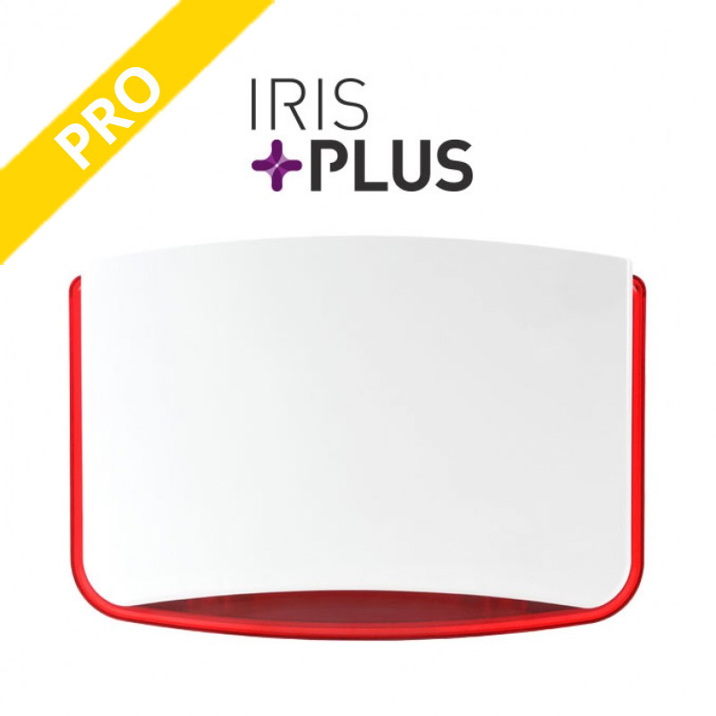 Sigma IRIS PLUS/R Aυτόνομη αυτοπροστατευόμενη σειρήνα με ΚΟΚΚΙΝΟ φλας 122dB