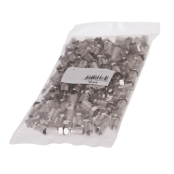 OEM JT-1013C_100pcs  Φίς τύπου F αδιάβροχο - με τσιμούχα Twist ON L:21.8 mm (100 τμχ)