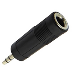 AA-034 Adaptor 3.5mm Stereo αρσενικό σε 6.3mm Stereo θηλυκό JT-3165B