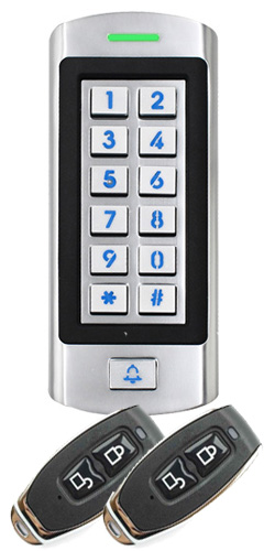 Secukey K10-RC Αυτόνομο Πληκτρολόγιο Ελέγχου Πρόσβασης με RFID, 1 ρελέ, πλήκτρο Κουδουνιου και 2 ασύρματα τηλεχειριστήρια