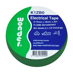WONDER GREEN K1ZB0 Μονωτική ταινία 19mm x 18m PVC Πράσινο χρώμα
