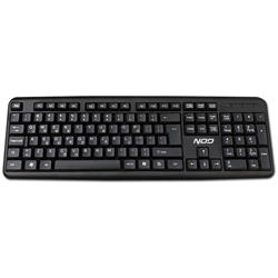 NOD KBD-004 K-Board Λεπτό Πληκτρολόγιο PS/2 - USB με ελληνικούς χαρακτήρες