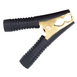 KRODE AT-0134 BLACK Κροκοδειλάκι Χαλκού 100A 90mm Μαύρο